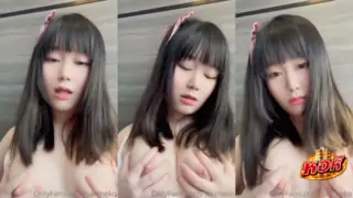 คลิปน้อง Saizneko เปิดกล้องนวดนมสวยๆ หัวนมสีชมพูน่าดูมาก
