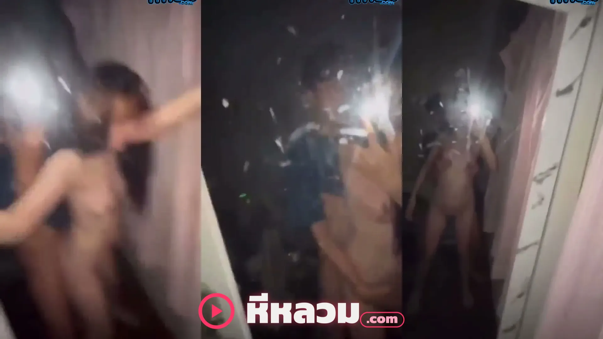 คลิปหลุดทางบ้าน คู่วัยรุ่นยืนเย็ดหน้ากระจกซอยหีรัวครางลั่น